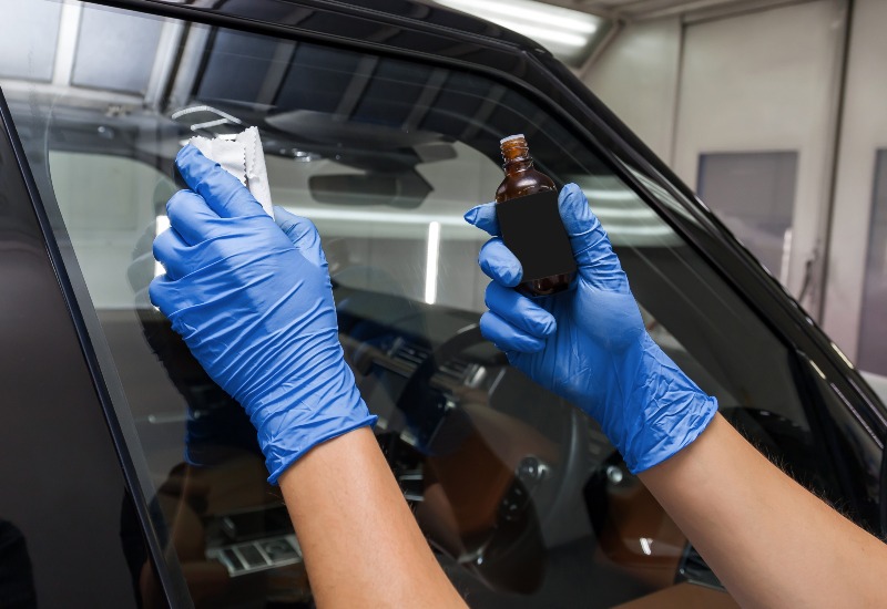 Water-Repellent Coating for Car Windshields